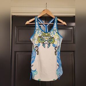 Athleta Swim Triathlon Workout Top, Sports Bra Size M Tankini Tank Swimsuit Top